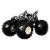 Mattel Hot Wheels Monster Trucks Zebra Shark Vehicle Perspective: bottom
