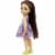 Barbie Chelsea Doll (6-inch Brunette) Wearing Tie-Dye Shorts, Molded Top & Yellow Shoes Perspective: bottom