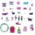 Mattel Polly Pocket Holiday Advent Calendar Perspective: bottom