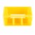 OfficeWorks 4-Compartment Caddy - Yellow Perspective: bottom
