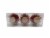 Holiday Home 4" Bottle Brush Christmas Trees - Red Perspective: bottom