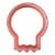 Holiday Home Skull Grippy Cookie Cutter Perspective: bottom