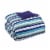 Everyday Living Full / Queen Reversable Down Alternative Comforter - Multi Stripe Perspective: bottom