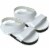 Sophia's Faux Leather Strap Sandals for 18  Dolls, White Perspective: bottom