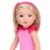 Sophia's Girl Pink & Black Heart Print Pajamas, Hair Tie & Fluffy Slippers for 15  Dolls Perspective: bottom