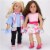 Sophia's 9 Piece Spring Wardrobe Mix and Match Set for 18  Dolls Perspective: bottom