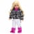 Sophia's - 18  Doll - Geometric Ski Coat, Pants, Berry Neck Warmer & Fur Boots Perspective: bottom