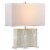 SAFAVIEH Delia Table Lamp | Creme | Perspective: bottom