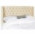 SAFAVIEH London Winged Headboard Flat Nail Head Buckwheat Twin Perspective: bottom