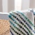 Safavieh Landra Throw Blanket - Blue Perspective: bottom