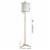 SAFAVIEH Ezekiel Floor Lamp | Brass | Perspective: bottom