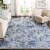 Safavieh Martha Stewart Brentwood Area Rug - Cream/Blue Perspective: bottom
