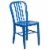 Flash Furniture CH-51080TH-2-18VRT-BL-GG 24 in. Round Blue Metal Indoor & Outdoor Table Set w Perspective: bottom