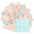 Wrapables 6x6 Decorative Single-Sided Scrapbook Paper, Bears Pink & Blue Theme Perspective: bottom