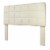 Furniture of America Hellan Fabric Upholstered Full/Queen Headboard in Ivory Perspective: bottom