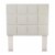 Furniture of America Hellan Fabric Upholstered Twin Headboard in Ivory Perspective: bottom