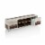 Furniture of America Micah Modern Wood TV Stand with Casters in Multi-color Perspective: bottom