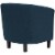 Prospect 2 Piece Upholstered Fabric Armchair Set - Azure Perspective: bottom