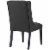 Baronet Dining Chair Vinyl Set of 4 - Black Perspective: bottom