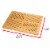 Oceanstar Bamboo Floor and Bath mat with Non-Slip Rubber Feet Perspective: bottom