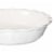 Emile Henry Round Modern Classics Ceramic Pie Dish Pan - White Perspective: bottom