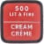 CoverGirl Exhibitionist Lit a Fire 500 Cream Lipstick Perspective: bottom