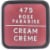 CoverGirl Exhibitionist Rose Paradise 475 Creme Lipstick Perspective: bottom