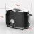 Frigidaire 2-Slice Retro Toaster - Black Perspective: bottom
