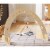 HABA Dots Play Gym - Space Saving Natural Wooden Arch for Dangling Elements Perspective: bottom