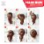 HAWWWY 12-Pc Hair Bun Maker Set - Easy Fast Bun Tool for Women & Girls Perspective: bottom