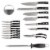 BergHOFF Forged Knife Set Perspective: bottom
