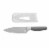 BergHOFF Leo Stainless Steel Chef Knife with Herb Stripper - Gray Perspective: bottom