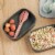 BergHOFF Leo Dual Bento Box Set with Strap - Gray/Mint Perspective: bottom
