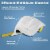 NIOSH Certified Makrite 9500-N95 Pre-Formed Cone Particulate Respirator Mask, M/L Size Perspective: bottom