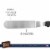 10 Stainless Steel Icing Spatula for Cakes, Angled Spatula for Icing, Cake Decoration Perspective: bottom