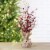 Glitzhome 16 Inch Tall Christmas Red Berry Table Tree Decor Perspective: bottom