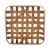 Glitzhome LED Pre-Lit Pinecone & Ornament Wreath  Wooden Window Frame Perspective: bottom