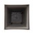 Glitzhome Faux Concrete Square Pot Planter Perspective: bottom