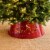 Glitzhome 26 Inch Diameter Galvanized Metal Santa on Sleigh Tree Collar with Light String Perspective: bottom