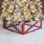 Glitzhome Galvanized Corrugated Metal & Wooden Tree Collar, 26 Length X 26 Inch Width Perspective: bottom