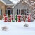 Glitzhome Believe Yard Stakes Perspective: bottom