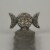 Triple Moon Pentacle Bronze Finished Stick Incense Burner Wicca Pagan Gothic Decor Perspective: bottom