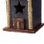 Glitzhome Solid Wood & Metal Rustic Style Birdhouse Perspective: bottom