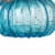 Glitzhome 5.95 Inch Diameter Blue Small Glass Pumpkin Perspective: bottom