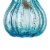 Glitzhome 8.5 Inch Tall Blue Glass Gourd Perspective: bottom