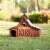 Glitzhome Extra-Large Rustic Wood Barn Birdhouse Perspective: bottom