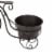 Glitzhome Metal Bicycle Shape Planter - Black Perspective: bottom
