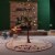 Glitzhome LED Embroidered Merry Christmas Tree Skirt - Light Brown Perspective: bottom