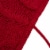 Glitzhome Knitted Polyester Farmhouses Christmas Tree Skirt - Red Perspective: bottom