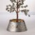 Glitzhome 21.65 Inch Diameter Snowflake Diecut Metal Tree Collar with Light String Perspective: bottom